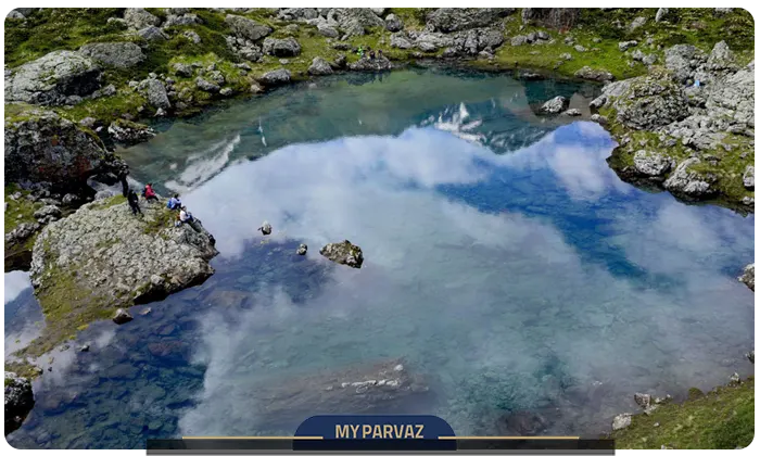 The colored lakes of Abudlauri